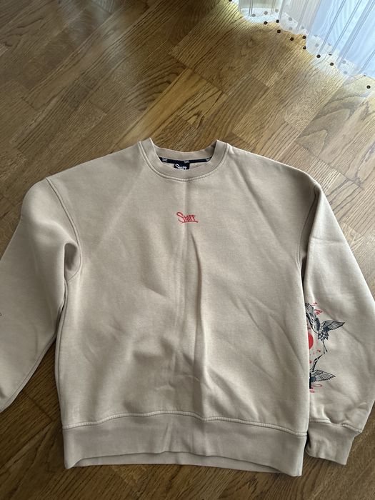 Кофта Світшот светр бежевий на флісі Staff