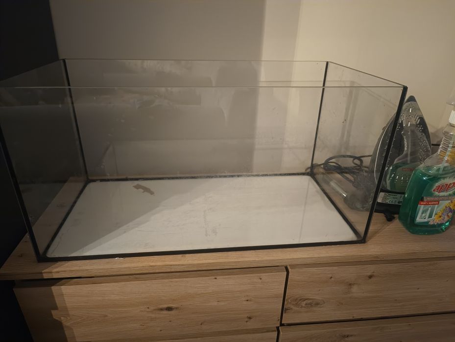 Duże otwarte Akwarium 60 x 30 x30 dla rybek żółwia