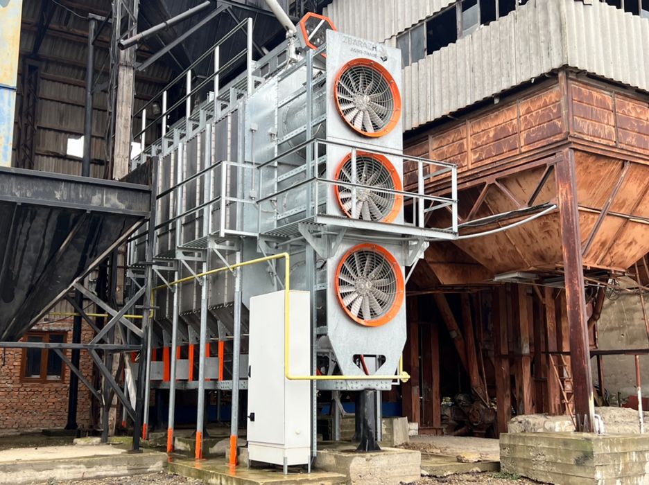 Сушіння зерна кукурудзи,  сої сушка, зерносушарка