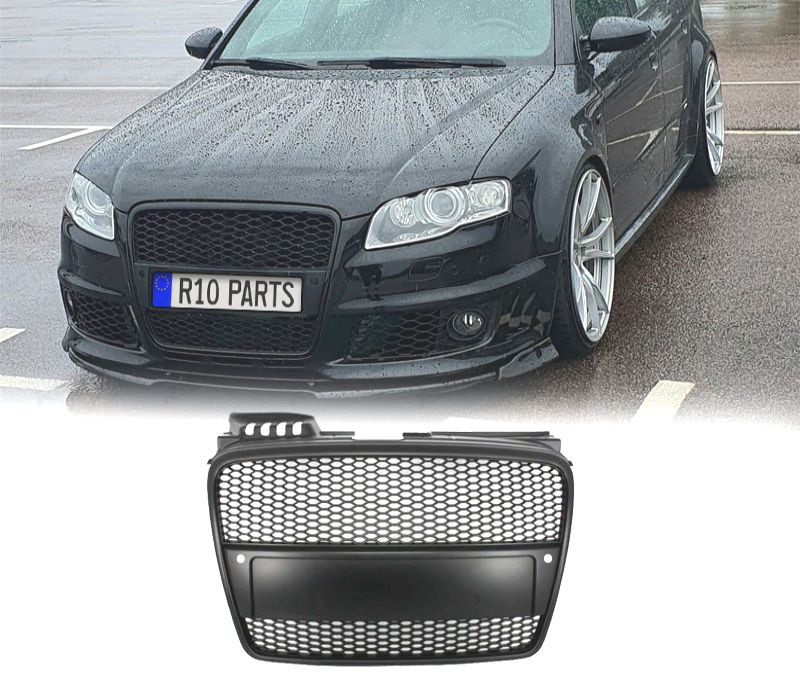 GRELHA AUDI A4 B7 04-07 PRETA PDC