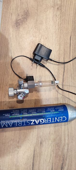CO2 do akwarium soda stream z elektrozaworem.