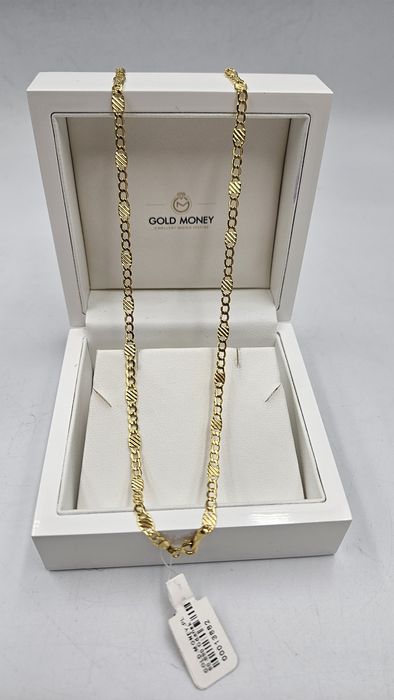 Złoty łańcuszek typu Figaro 585 GOLD MONEY