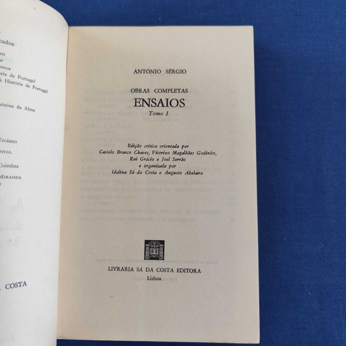 António Sérgio - Ensaios (Tomo I)