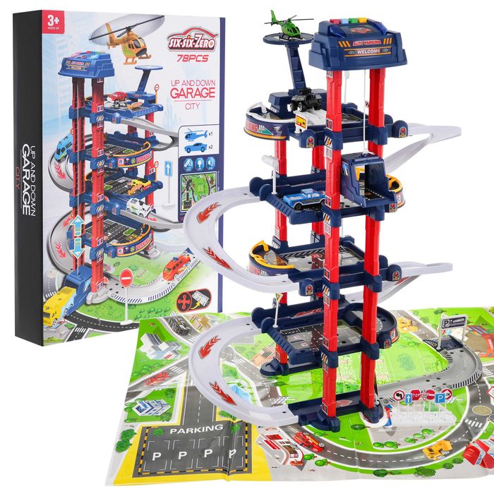 Duży Parking Interaktywny Garaż dla dzieci 3+ ZPG.660-A331