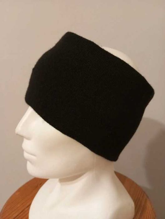 Czarna opaska sportowa na głowę rozm. uniwersalny