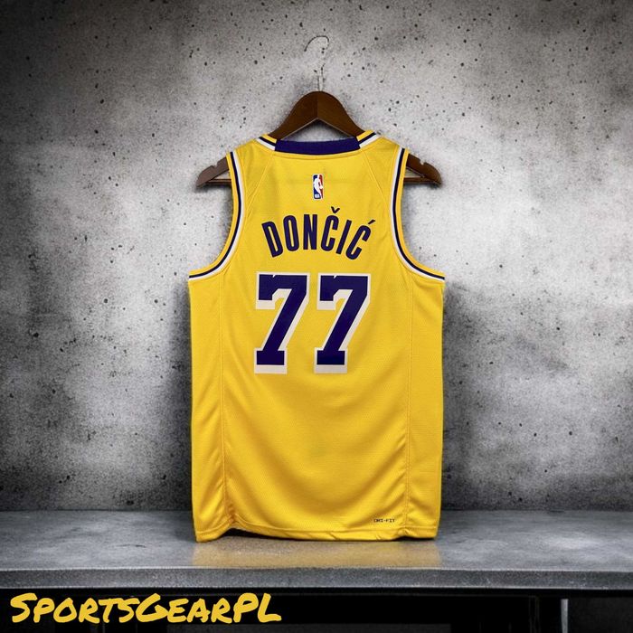 #77 Luka DONCIC NBA ICON LA Lakers Koszulka NIKE Rozmiar M / L
