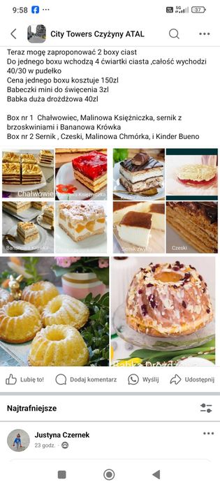 Zapraszam na pyszne domowe wypieki