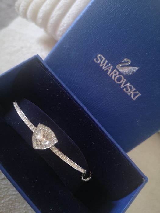 Swarovski Nowa bransoletka srebro kryształki