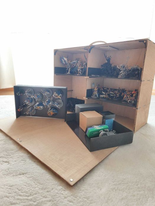 Warhammer / Miniaturas Caixa de Transporte / Arrumação