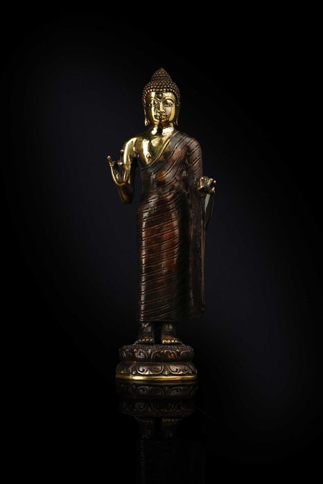 Бронзова декоративна статуетка «Будда, що оберігає»