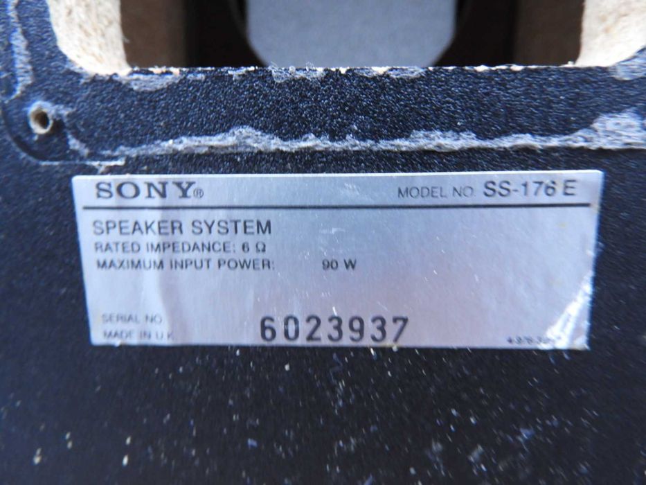 Obudowy kolumn skrzynki Sony SS - 176E