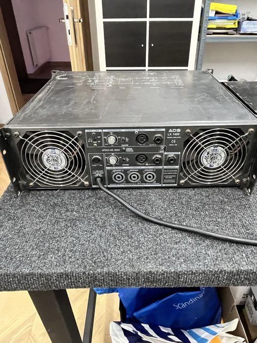 Zestaw naglośnieniowy  ADS1400Lx + 4 kolumny Yamaha 400W i dodatkowo  koncówka ATX-1200