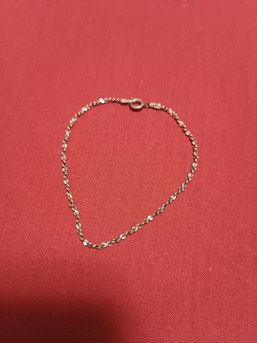 Серебряный браслет 183мм. Вес 1.54г.