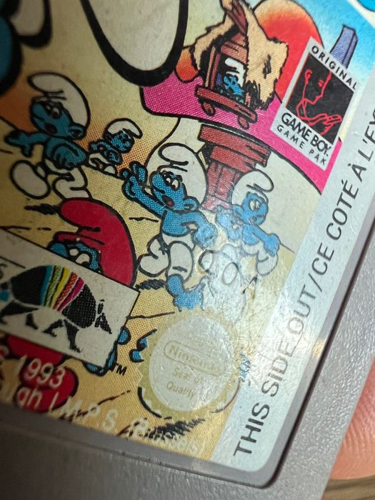 Gameboy gra Game boy SMERFY