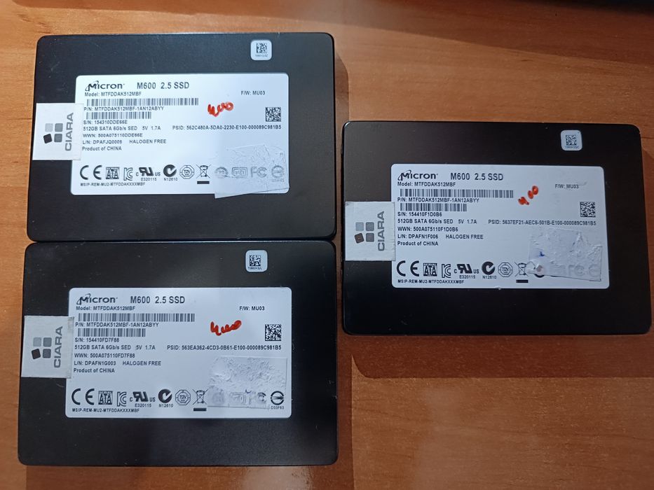 SSD 2.5 m2 128GB 400GB 480GB 512GB 960GB 1TB 2TB ССД Nvme