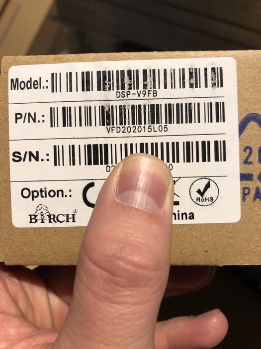 Visor Birch Cliente 2x20 USB/RS232 Alimentado Black - DSP-V9FB ( novo64550912608769121