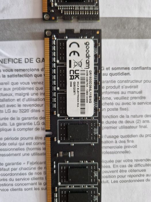 Zestaw pamięci RAM DDR3 – 2x4GB GoodRam + 8GB + 8GB + 4GB