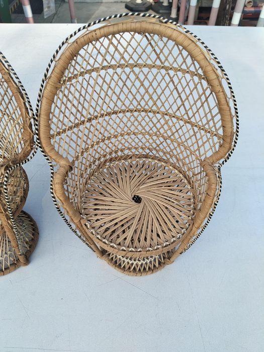 Fotel Paw rattan dla lalki