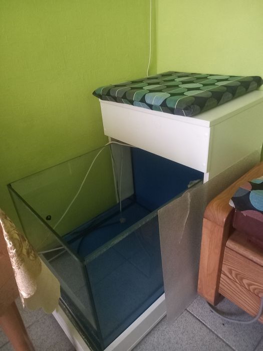 Акваріум модуль для процедури спа масажу рибками.