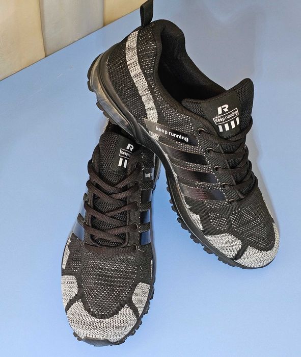 Кросівки р.43 Keep Running Black+Gray Нові