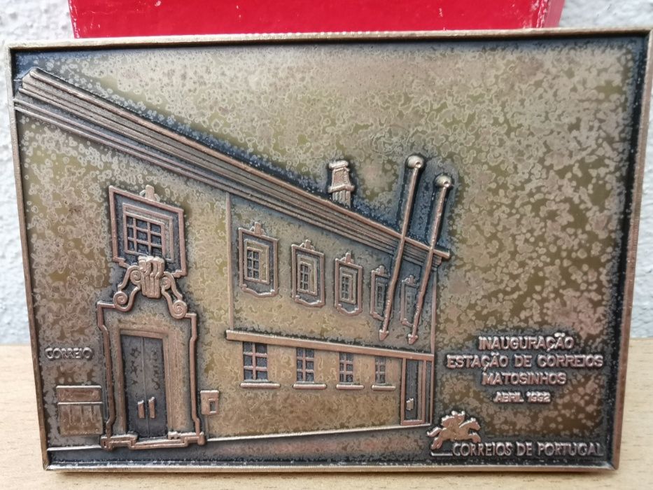 Placa / Medalha Comemorativa Correios de Portugal