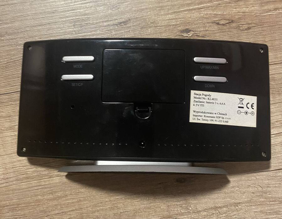 Zegarek wilgotność temperatura