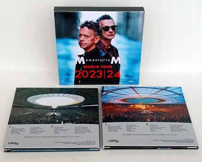 DEPECHE MODE Memento Mori Tour - Live Berlin 07+09.07.2023 BOX 4CD EU