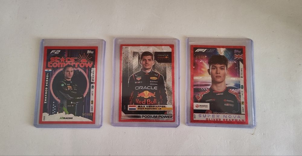 3 Cartas Numeradas Topps Turbo Attax 2025