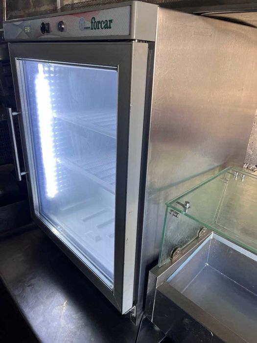 Шафа морозильна Forcar G-EF200GSS морозилка морозильна камера Італія