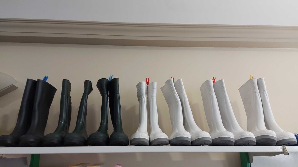 Galochas palmilha e biqueira de aço