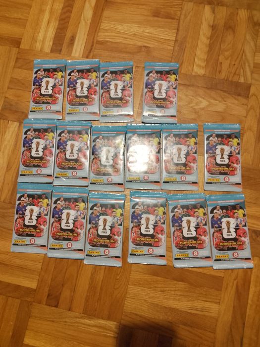 Saszetki FIFA world cup panini Nordic 16 sztuk
