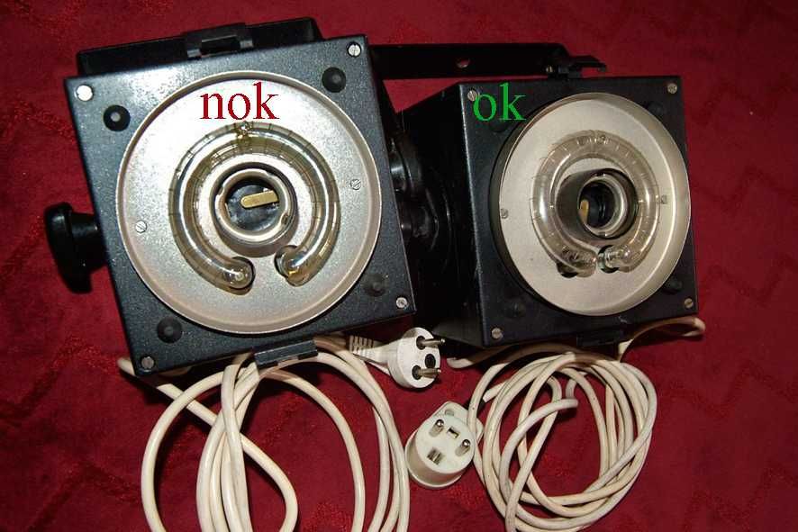 Lampy studyjne marki elfo z lat 80/90