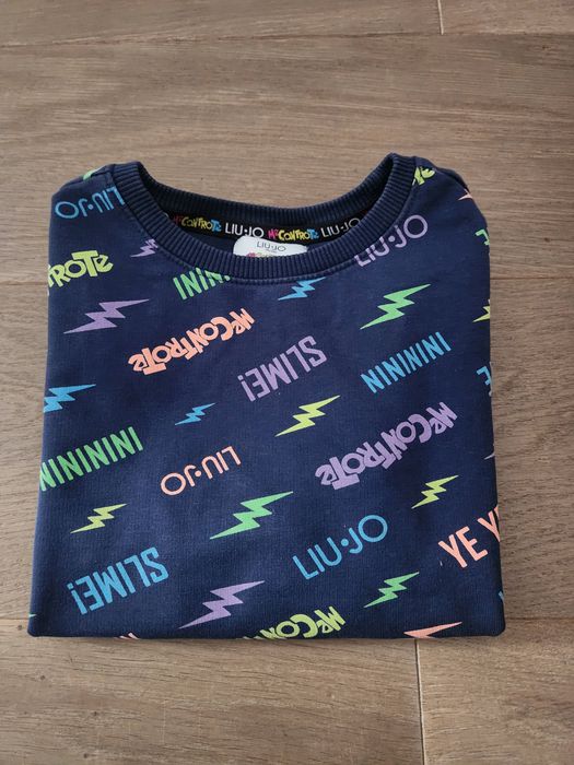 Prześliczna, bawełniana bluza Liu Jo. Stan idealny. 4 latka