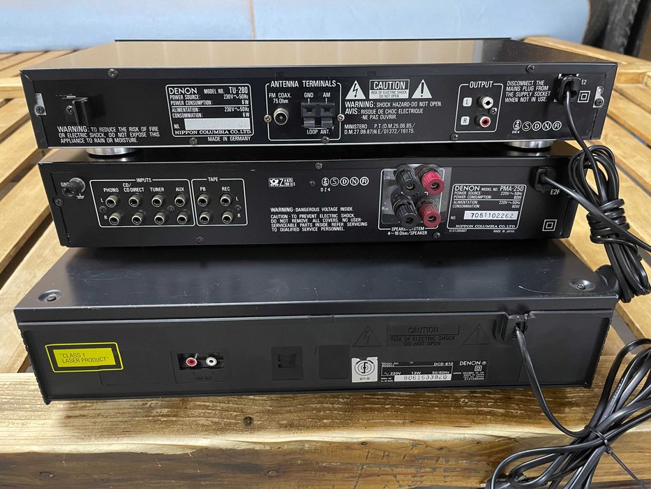 Підсилювач DENON PMA-250, Тюнер TU-280, Програвач DCD-610
