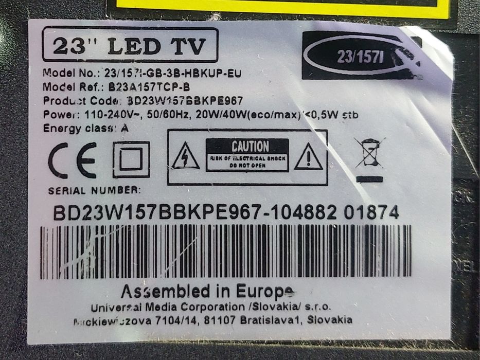Tv Blaupunkt 23" avariada | Ermesinde