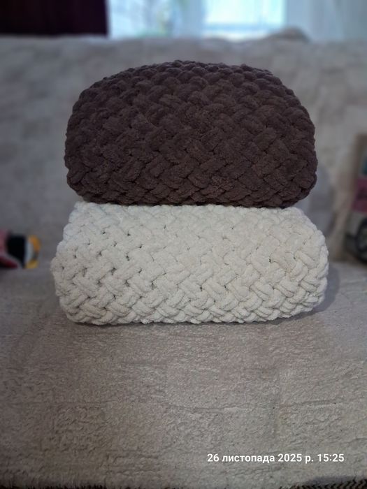 Плюшевий  плед ручної роботи