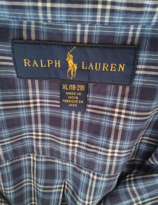 Camisa Xadez Ralph Lauren Teen I 18-20 Anos