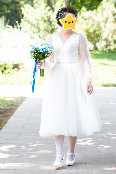 Свадебное платье/ платье для росписи б/у