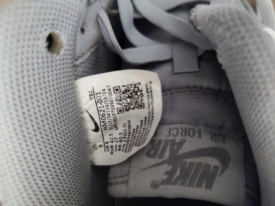 buty Nike 42,5 szare