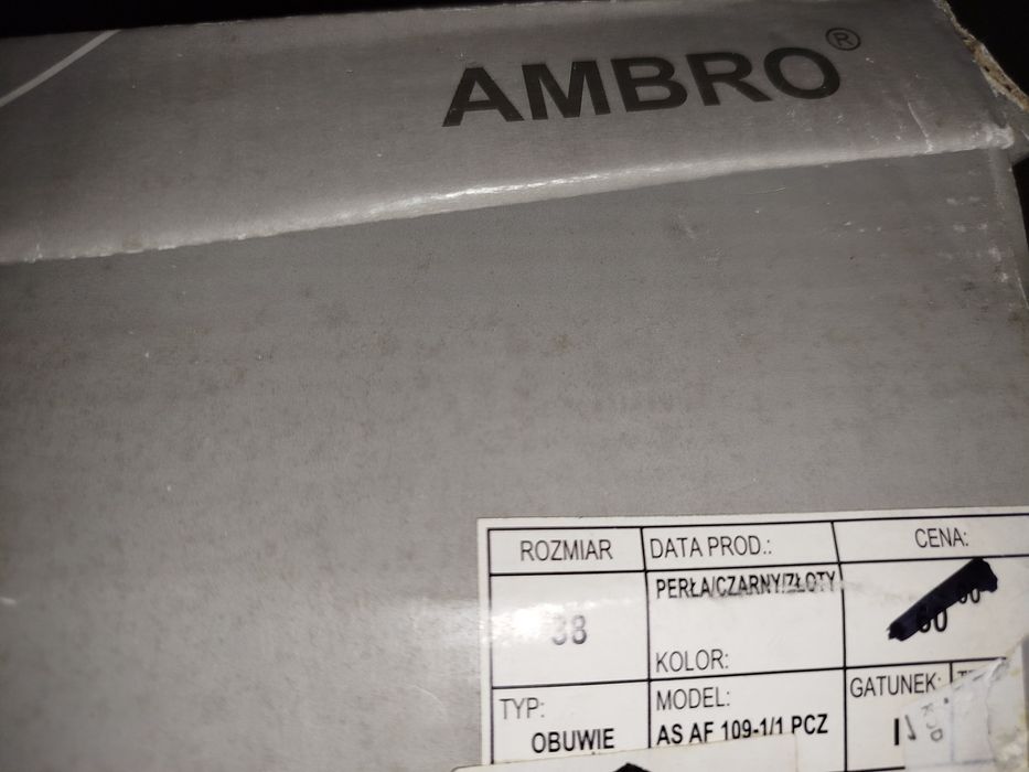 Okazja ! Buty halówki rozmiar 38 marki ambro
