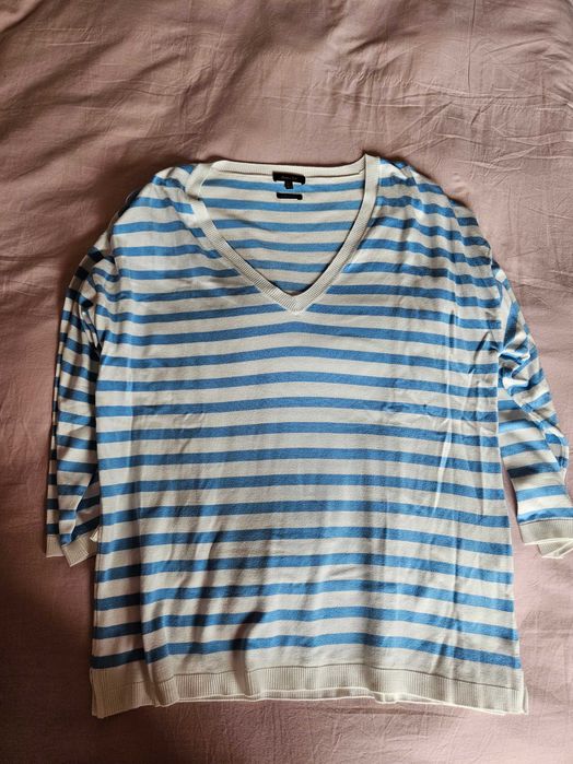 Camisola Azul e Branca da Massimo Dutti