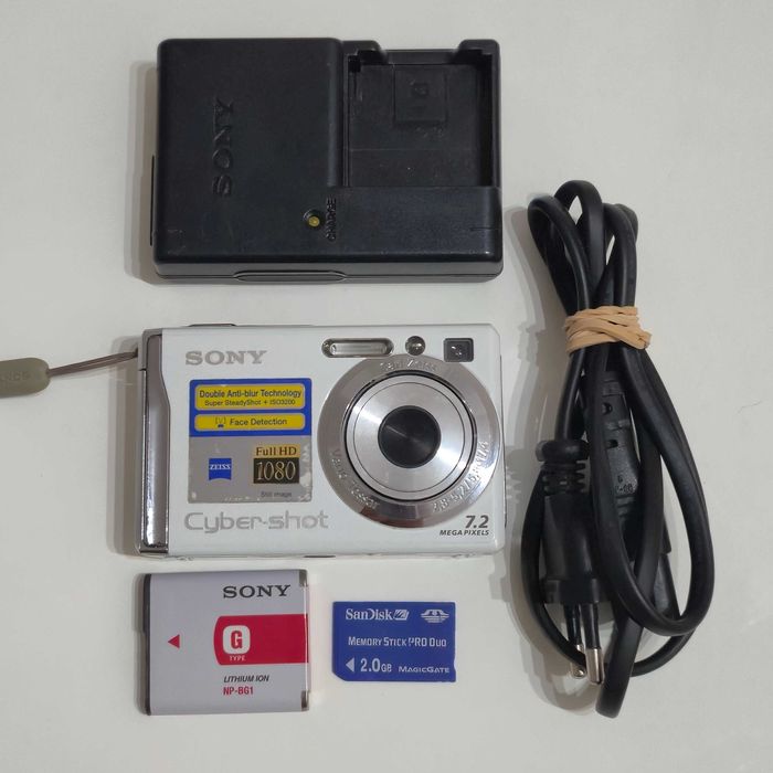 Sony Cybershot DSC-W80 - 7.2MP - Máquina fotográfica digital compacta