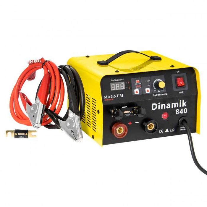 Prostownik rozruch inwertorowy DINAMIK 840 12/24V 230V magnum Faktura