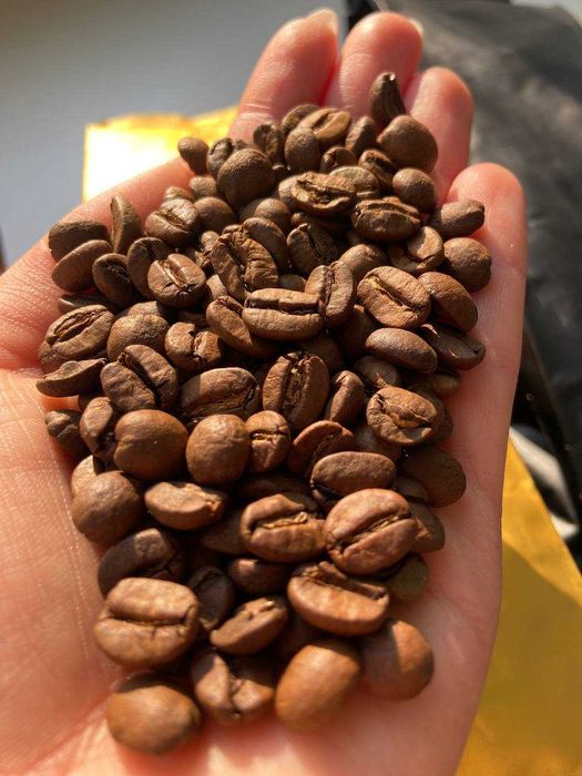 ГОРЯЧАЯ ЦЕНА! Кава, кофе в зернах 1 кг купаж 75% 25% свежеобжаренный