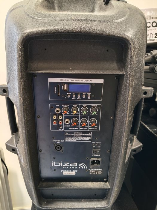 Pá coluna 2 top's de 500w +500w mais grave de 800w