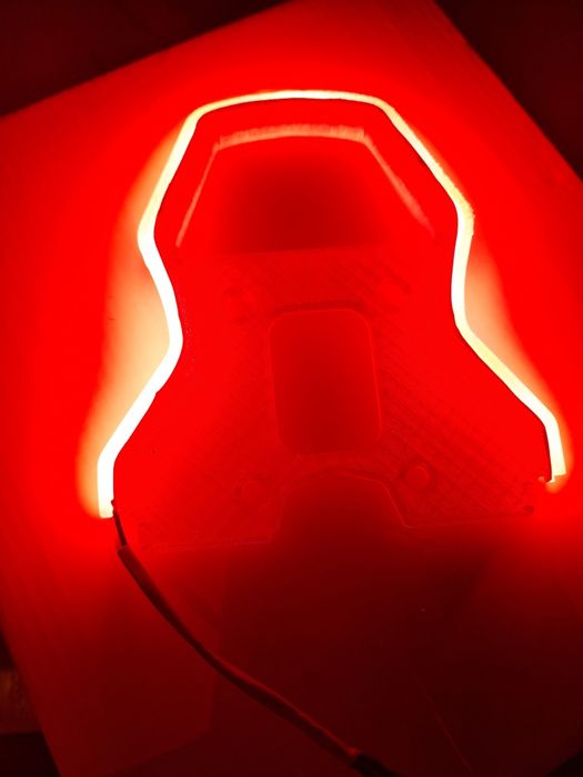 Customowe światełko led do hulajnogi kukirin g2 master