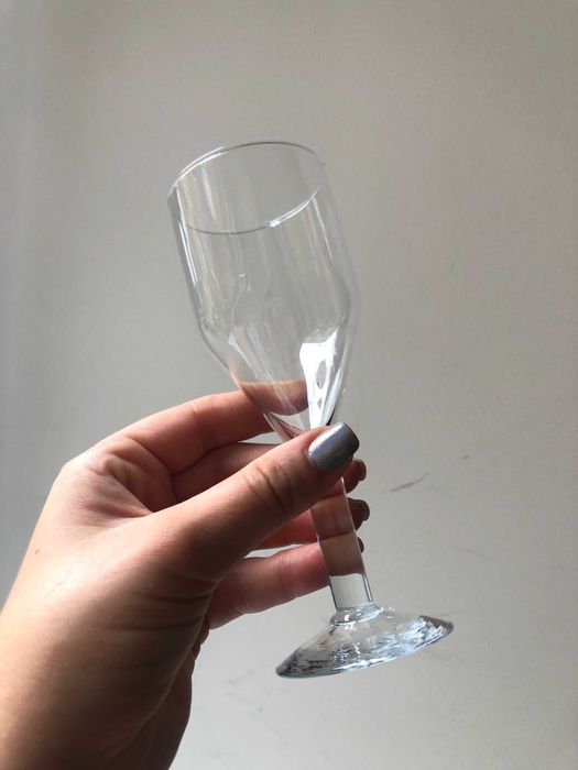 Szklany mały mini kieliszek vintage oldschool stary dobry stan jakość