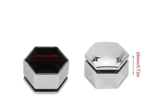 20 tampas de parafusos para jantes de 17 mm