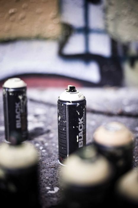 Аерозольна спрей-фарба для графіті Montana Black (Монтана Блек) 400мл