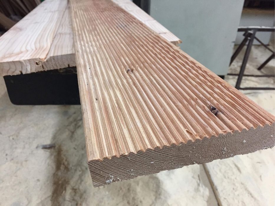 Deska tarasowa  elewacyjna bezseczna  modrzew Producent